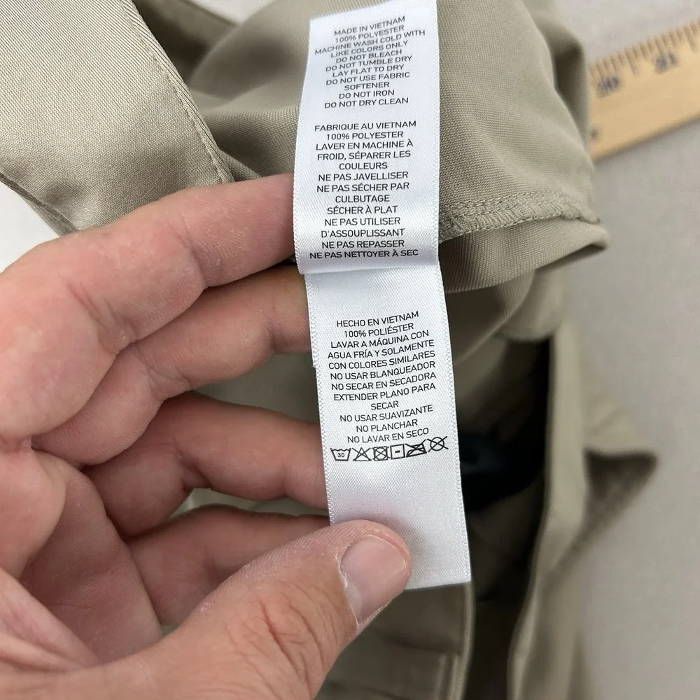 Rhone Commuter Pants 31x29 Beige Slim Fit Golf Stretch Performance Casual‎ *Flaw